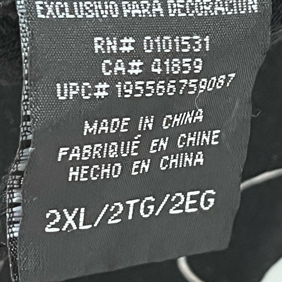 Disney 2XL Mickey Mouse, puffy print, black hoodie sweatshirt (J) - Picture 4 of 6